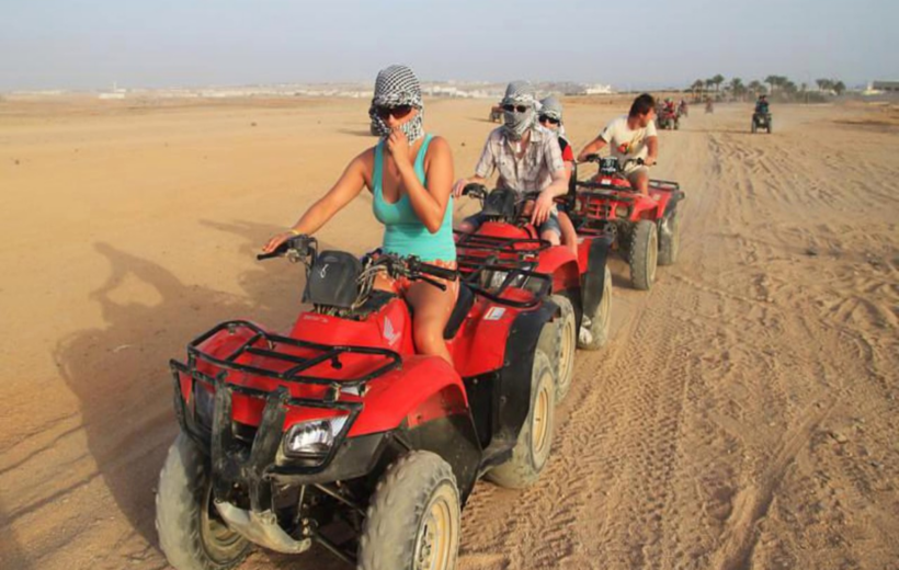 Morning quad bike desert safari